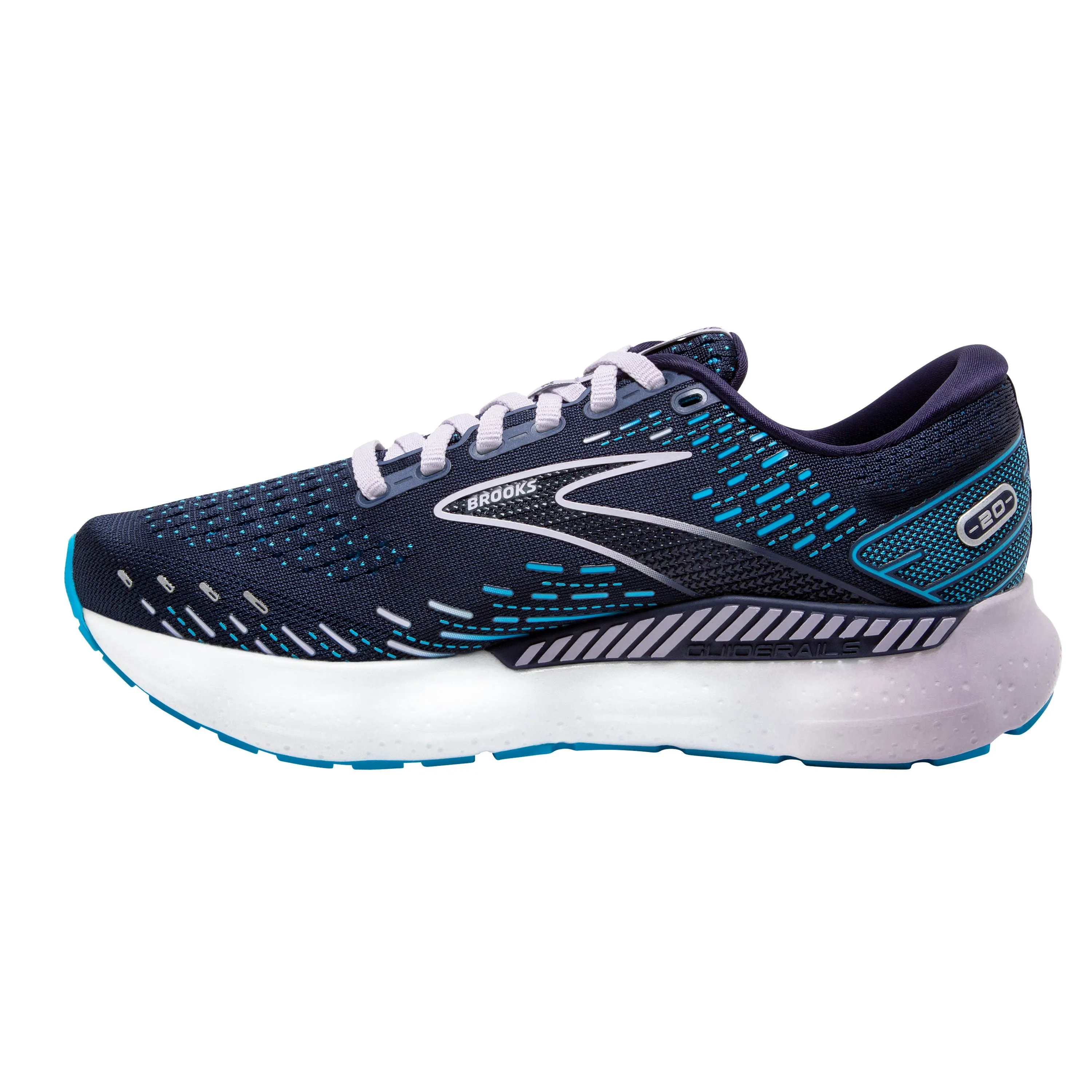 Brooks Glycerin GTS 20 - Peacoat Ocean - Pastel Lilac • Search-friendly Result