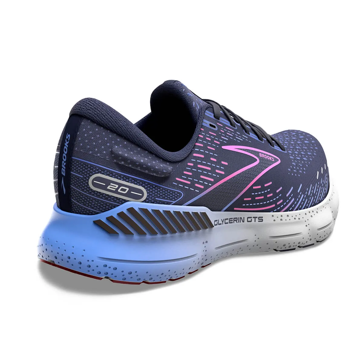 Brooks Glycerin GTS 20 Women's Peacoat Blue Pink