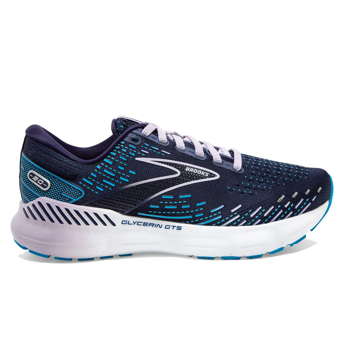 Brooks Glycerin GTS 20 Women's Shoes | Peacoat/Ocean/Pastel Lilac