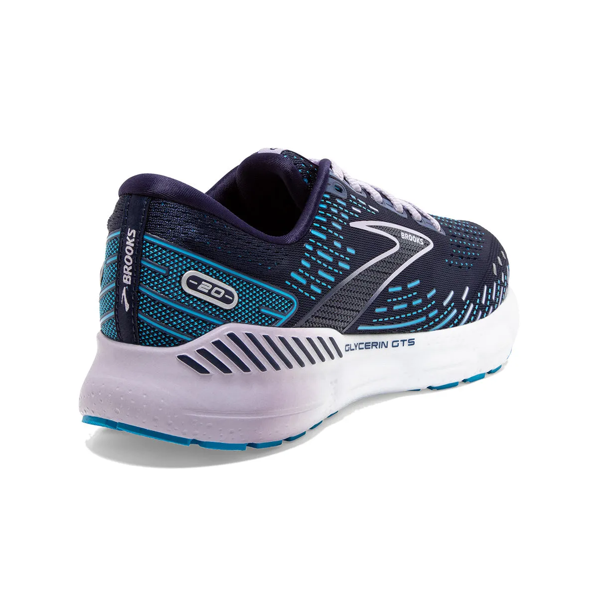 Brooks Glycerin GTS 20 Women's Shoes | Peacoat/Ocean/Pastel Lilac