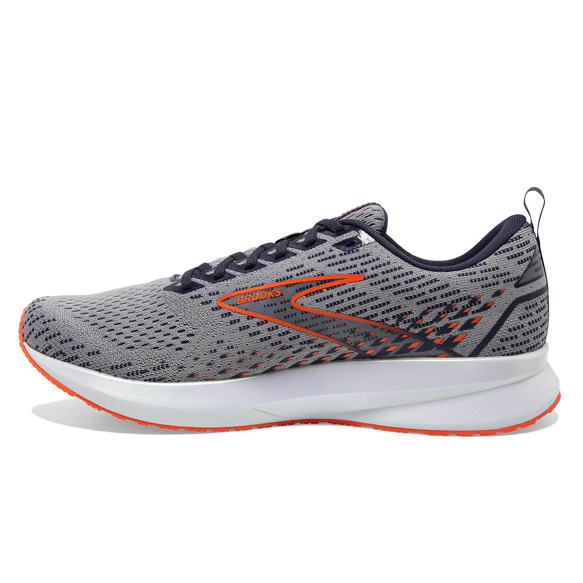 Brooks Levitate 5 Men's Athletic Shoes | Grey/Peacoat/Flame