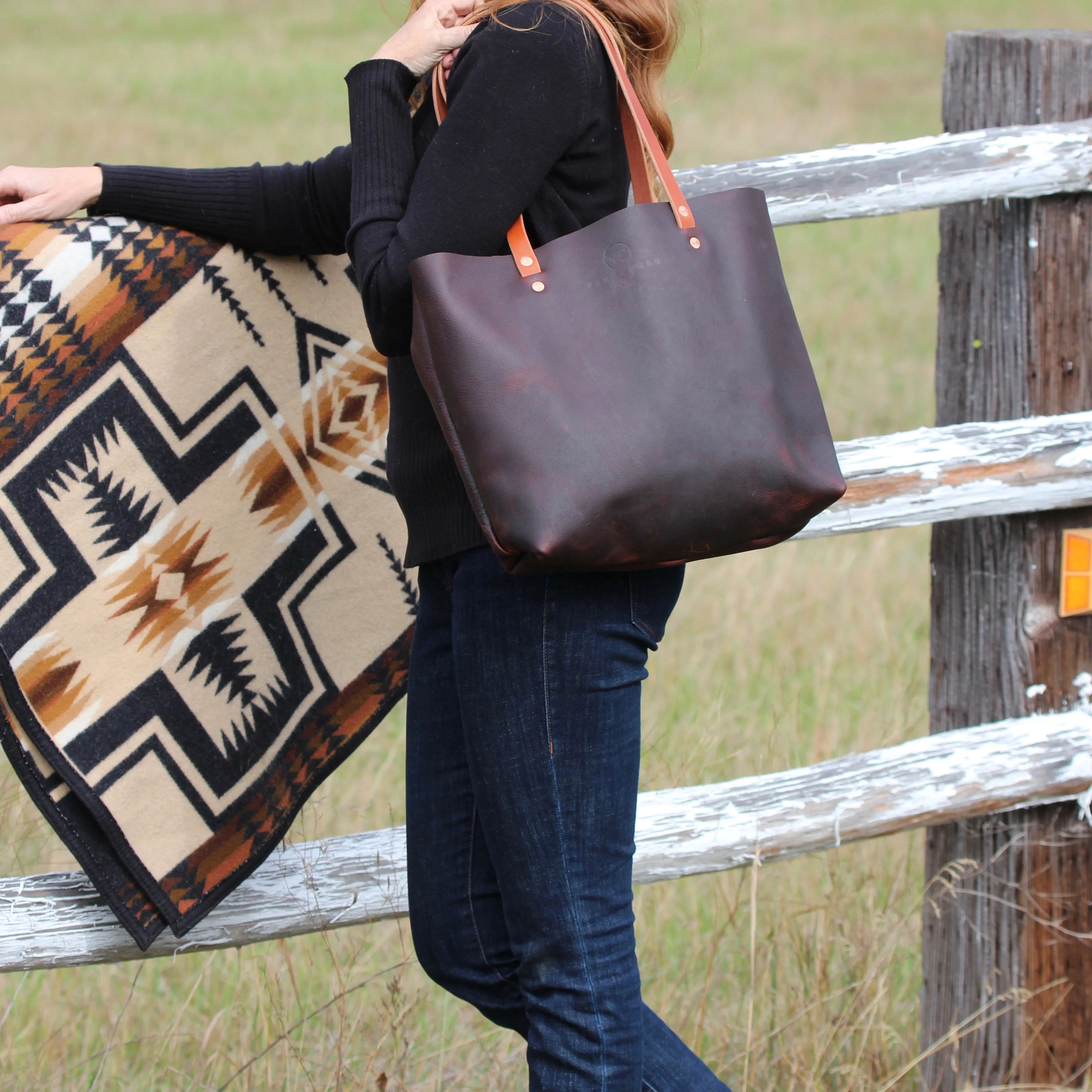 Brown Leather Handbag