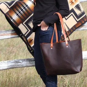 Brown Leather Handbag