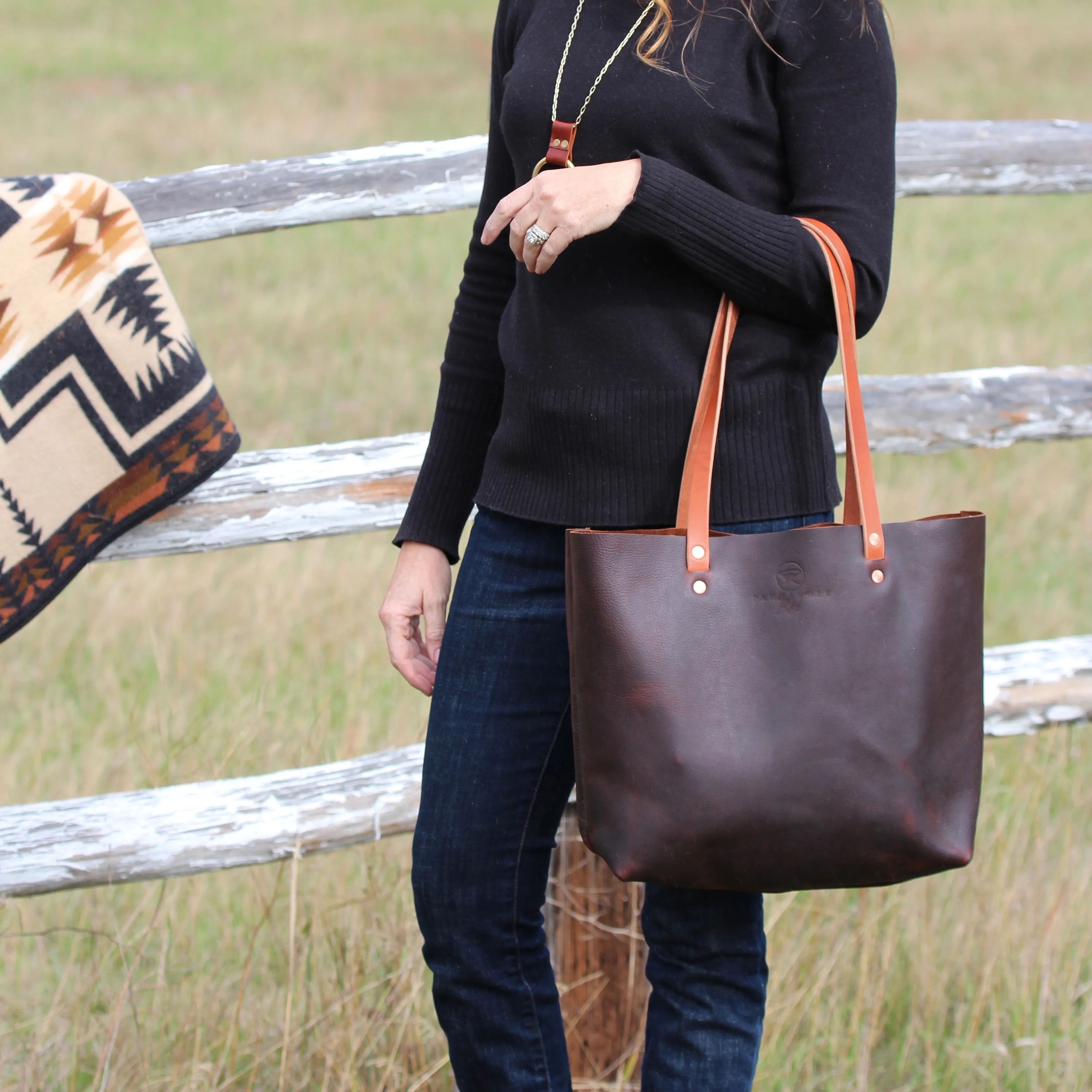 Brown Leather Handbag