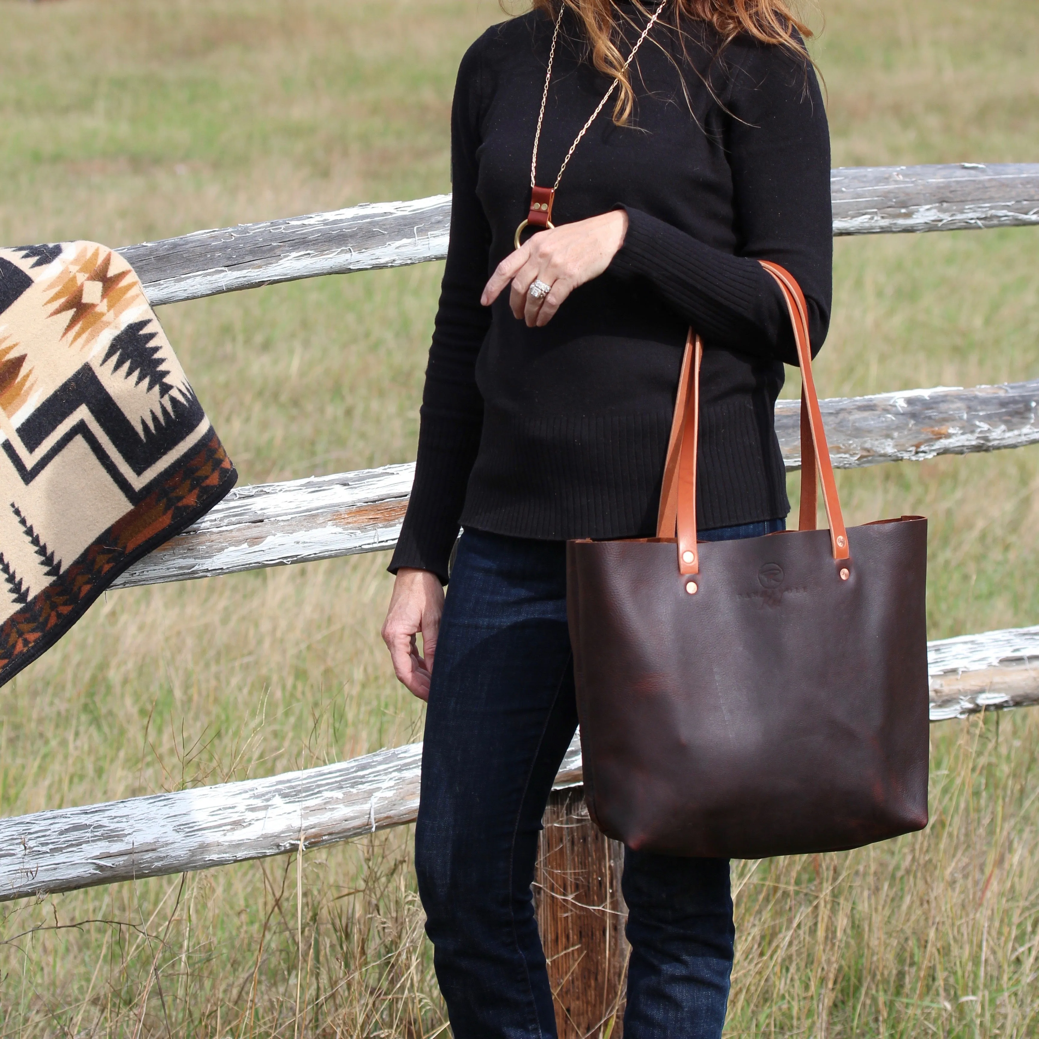 Brown Leather Handbag