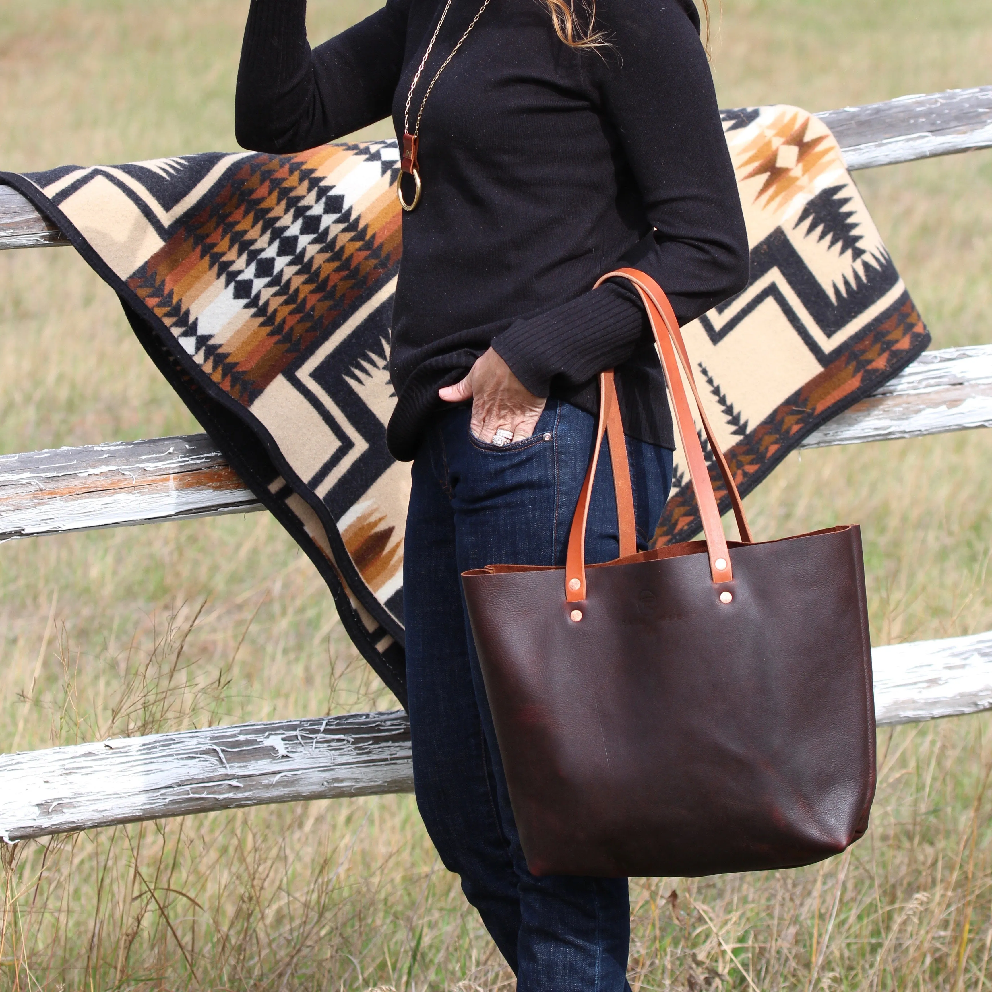 Brown Leather Handbag