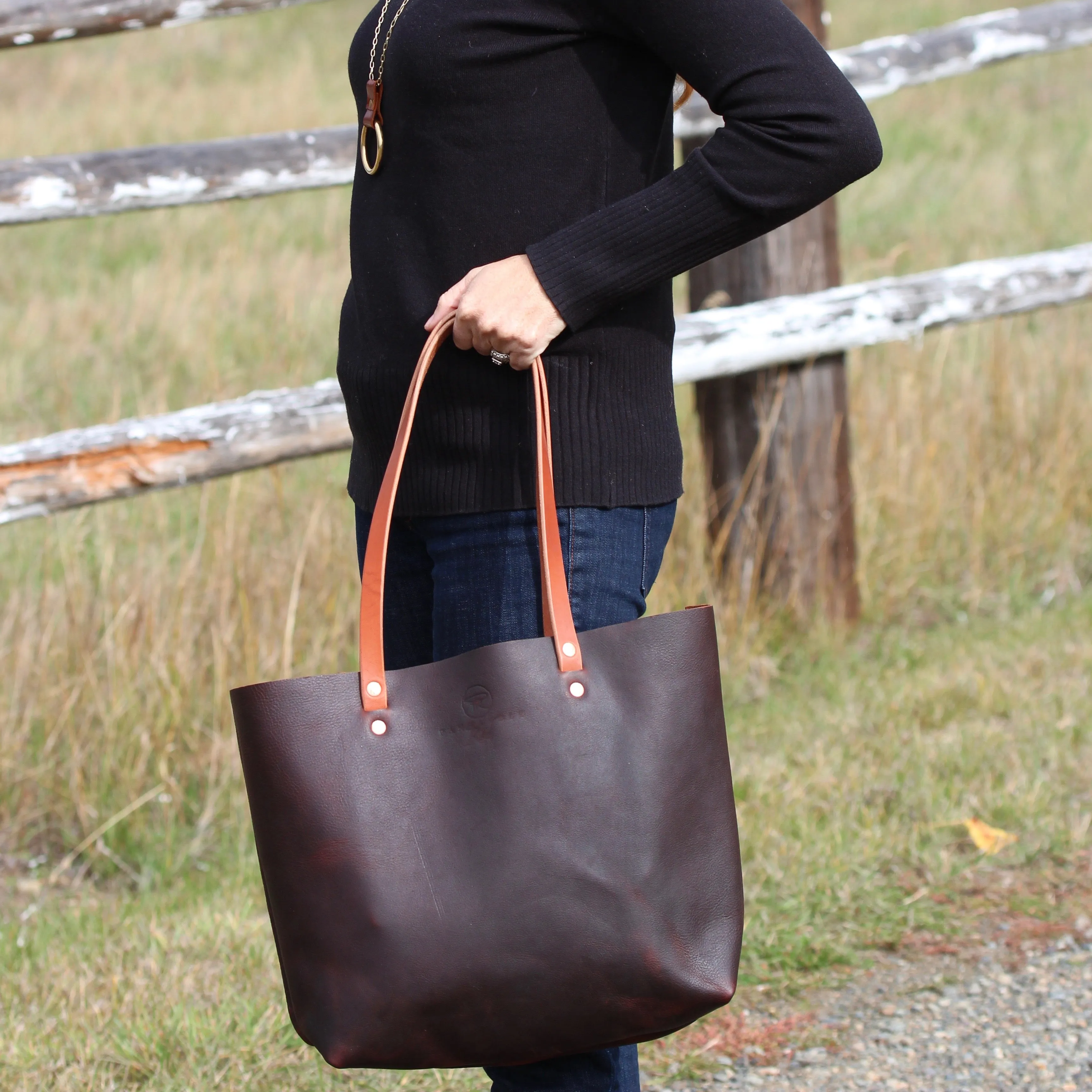 Brown Leather Handbag