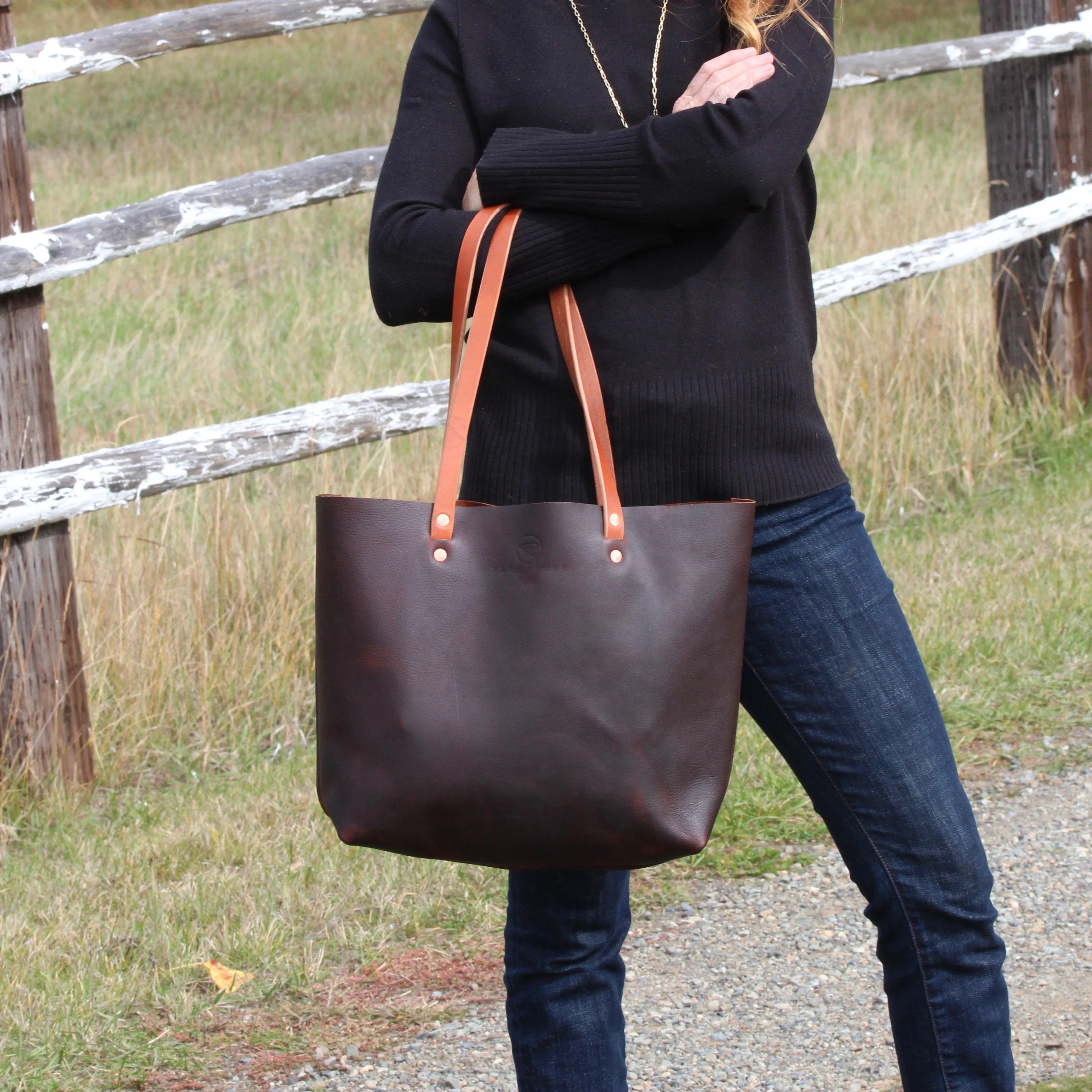 Brown Leather Handbag