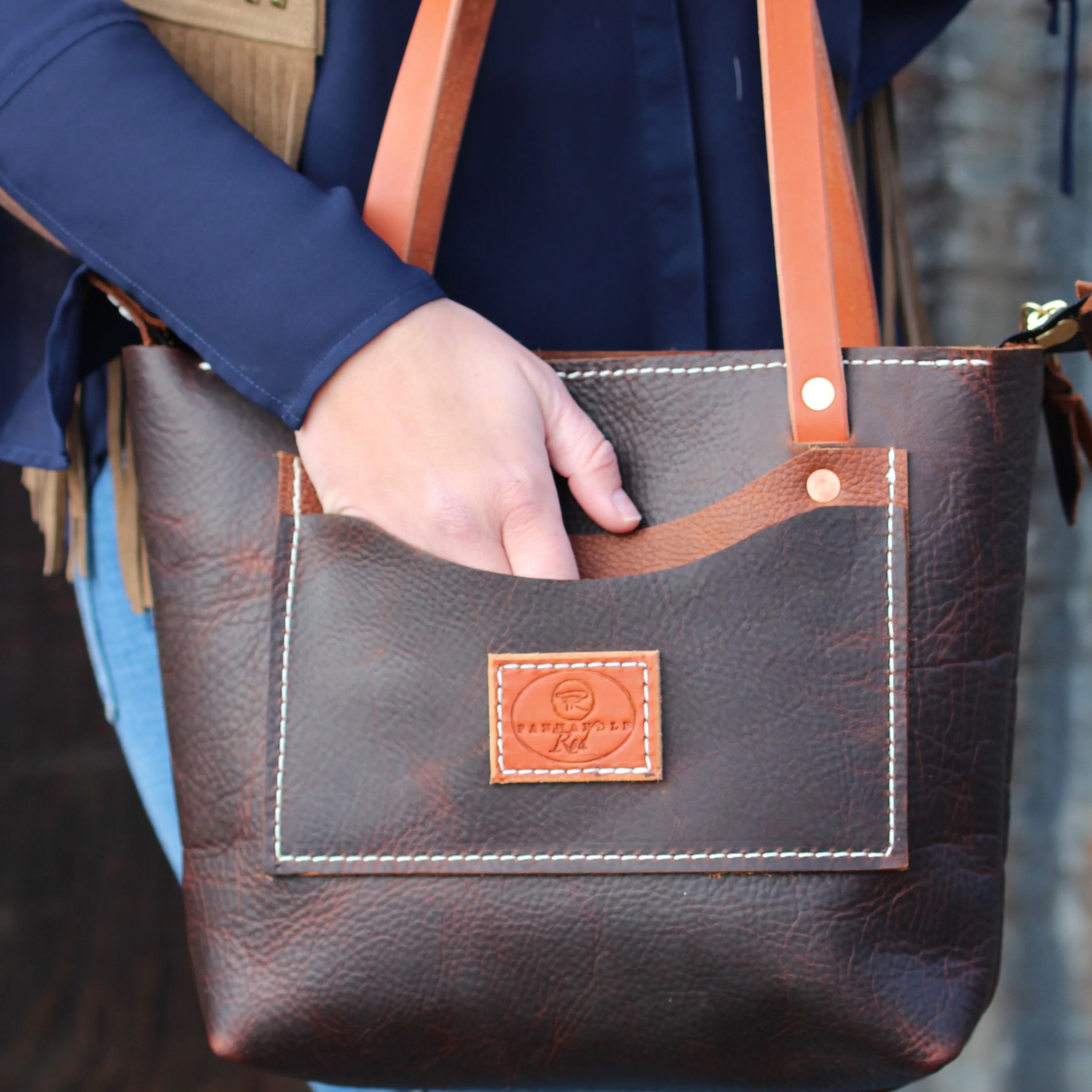 Brown Leather Tote Bag Purse - Shop Now