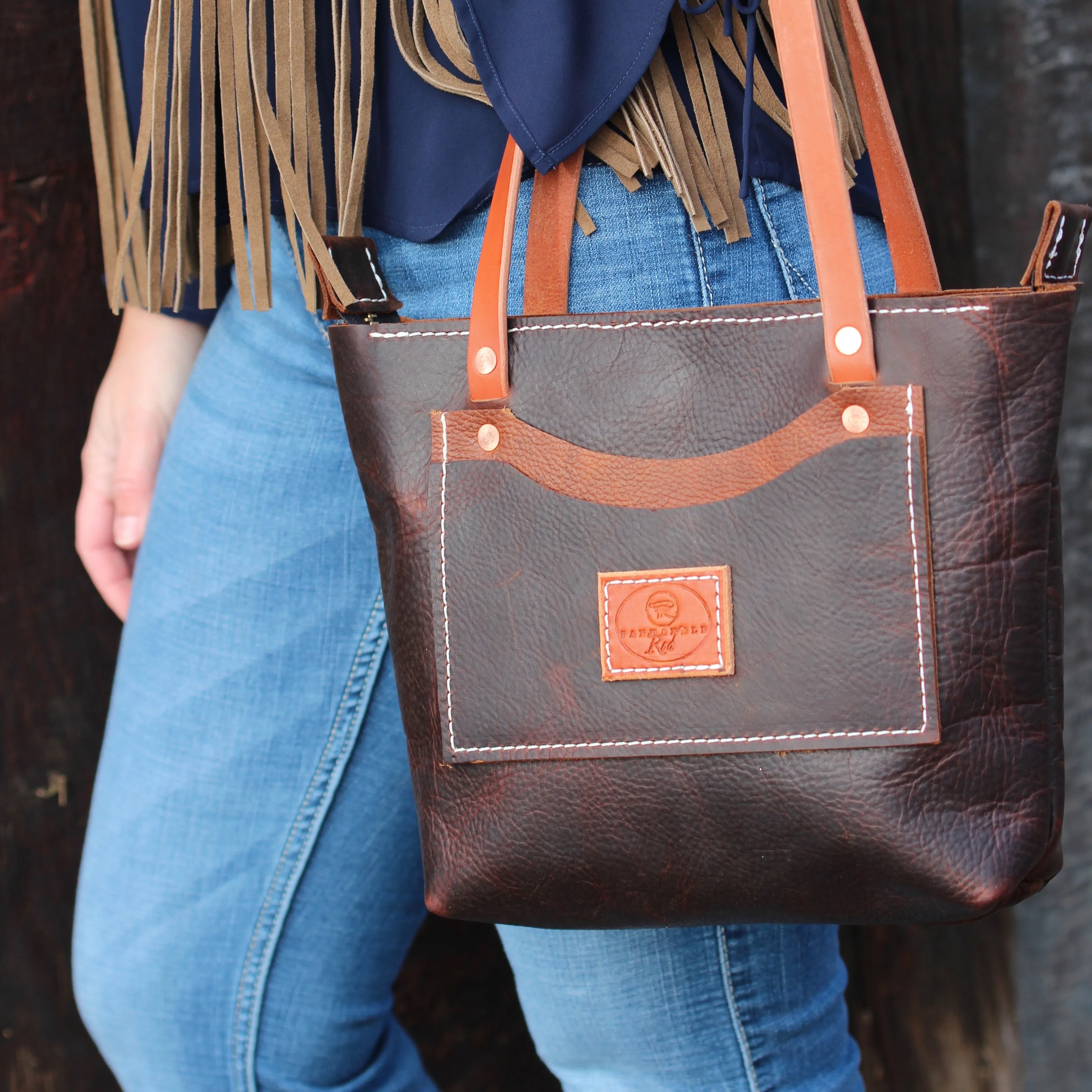 Brown Leather Tote Bag Purse - Shop Now