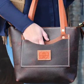 Brown Leather Tote Bag Purse - Shop Now