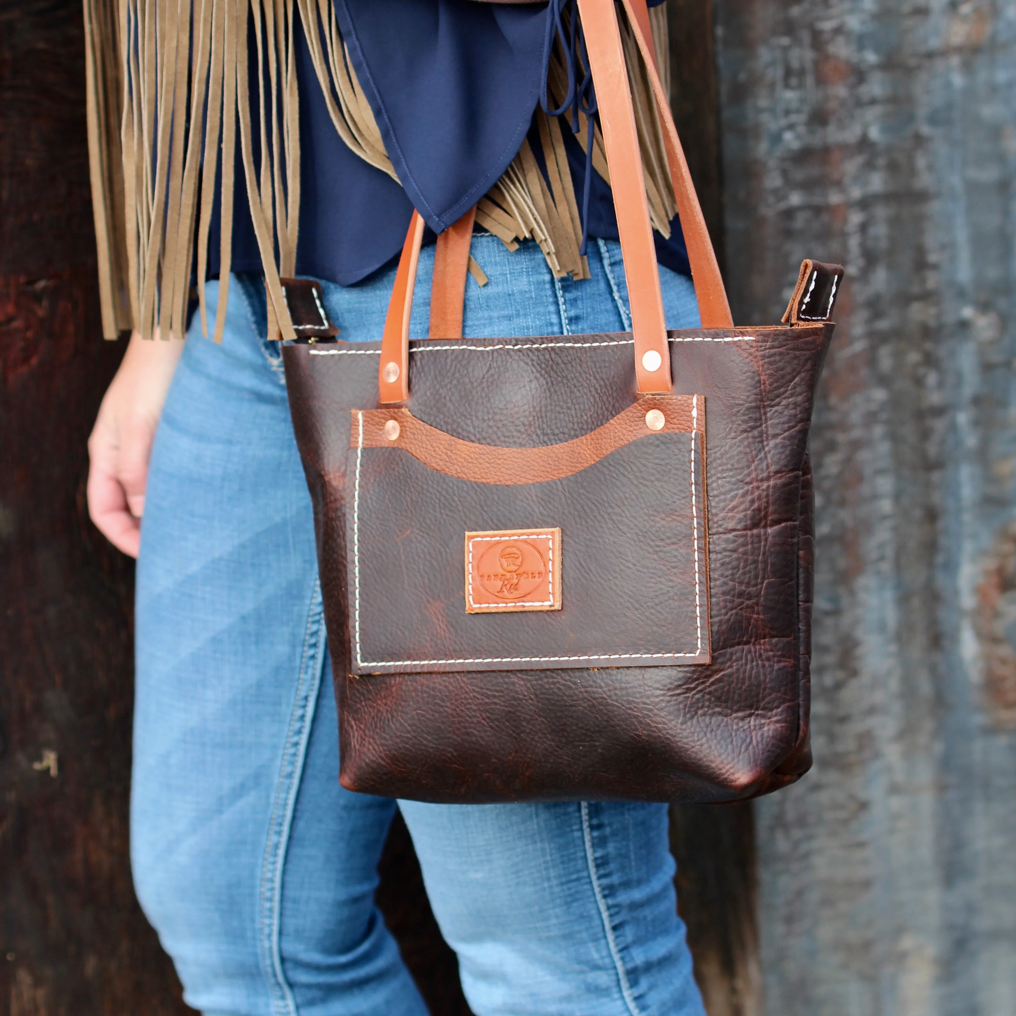 Brown Leather Tote Bag Purse - Shop Now