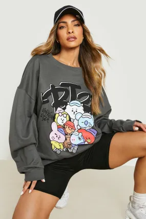 Bt21 License Oversized Sweater