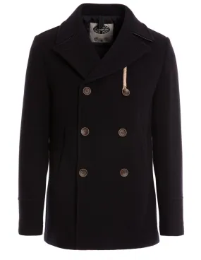 Cappotto uomo nero Camplin AI22 Peacoat Island 382611