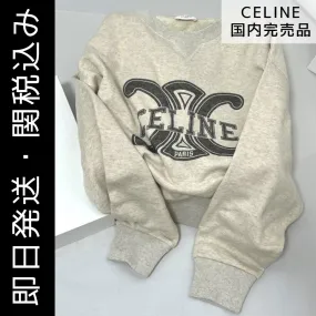 CELINE | COTTON FLEECE TRIOMPHE SWEATSHIRT