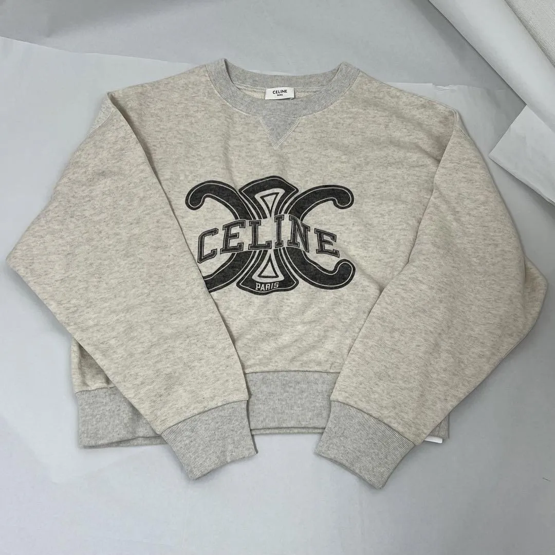 CELINE | COTTON FLEECE TRIOMPHE SWEATSHIRT