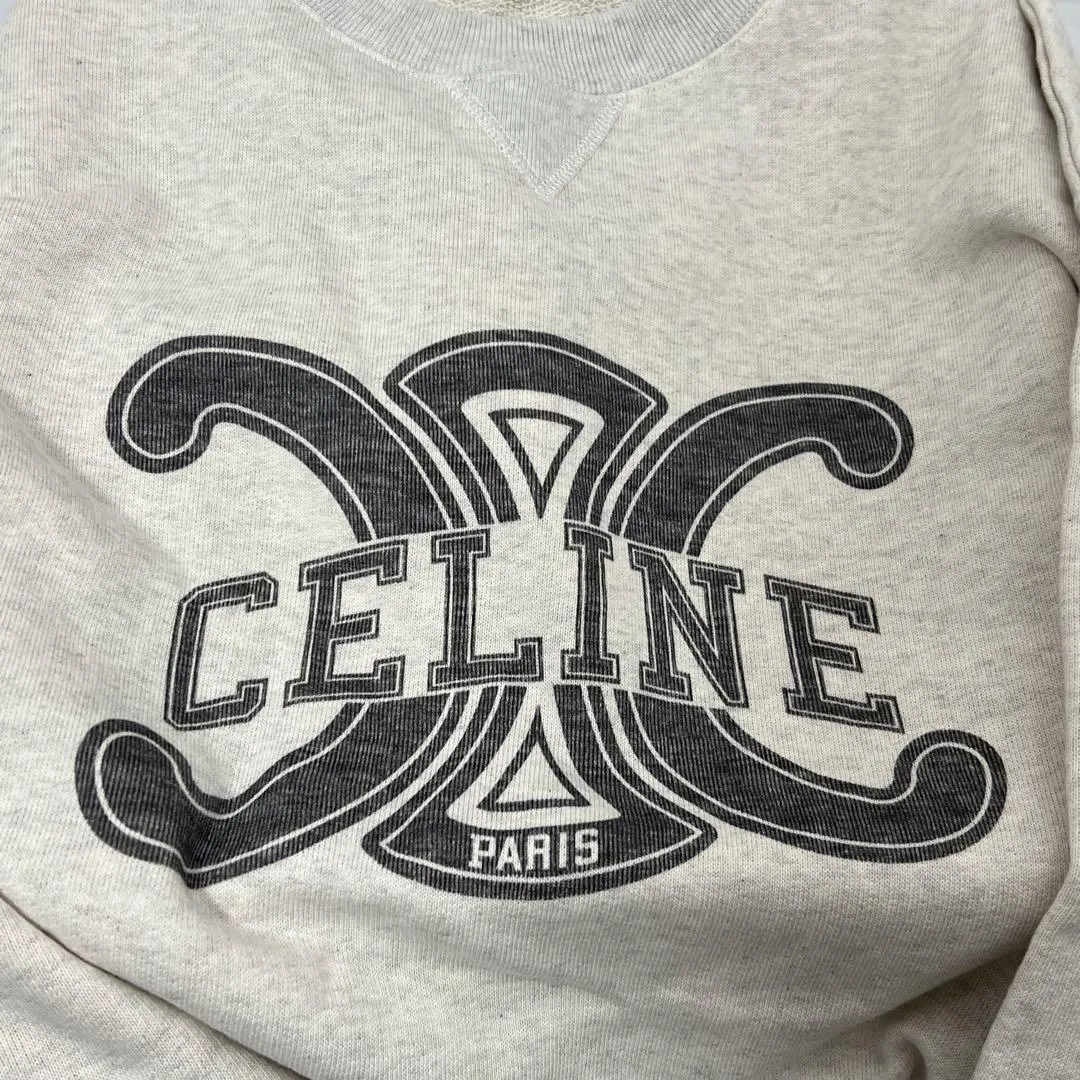 CELINE | COTTON FLEECE TRIOMPHE SWEATSHIRT