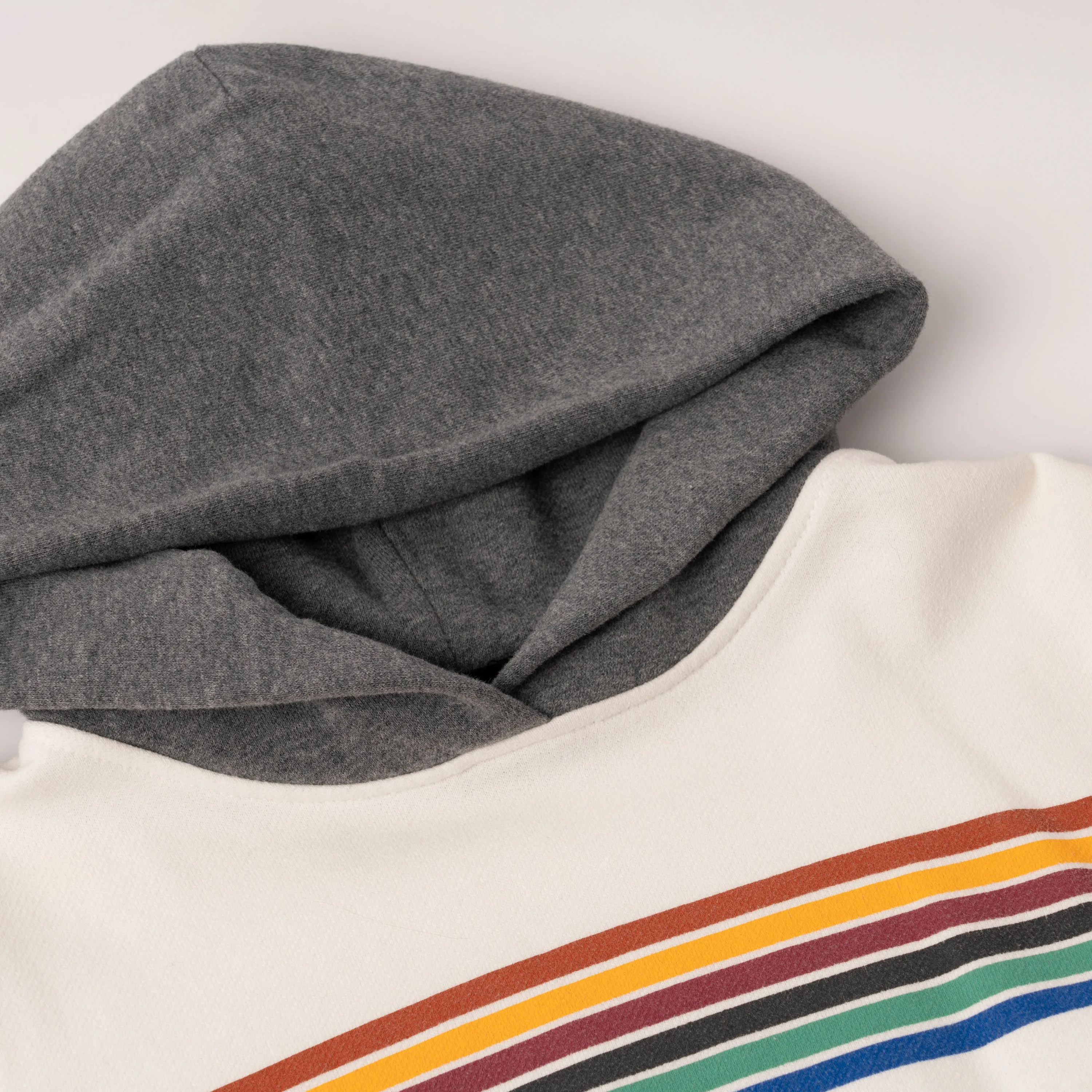 Chest Stripe Color Block Hoodie