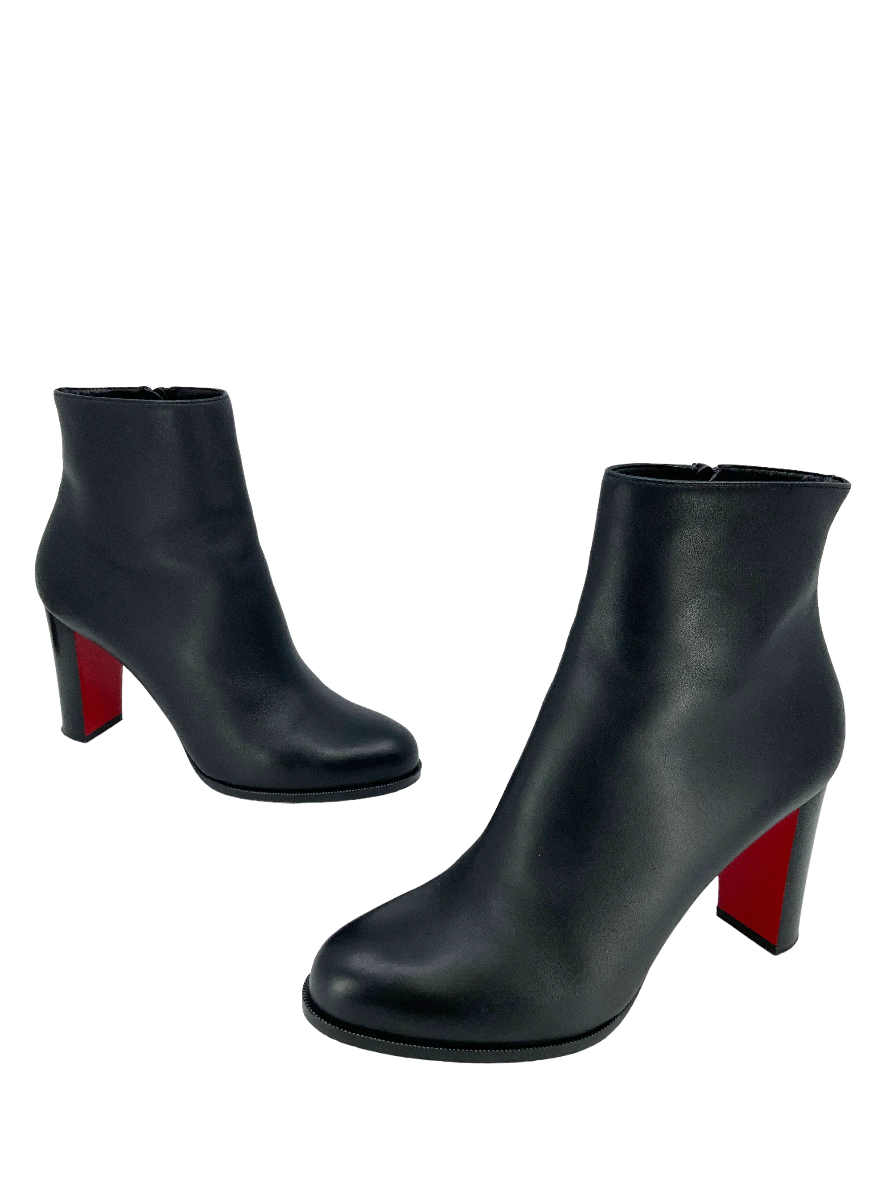 Christian Louboutin Leather Adox 85 Ankle Boots, Size 9