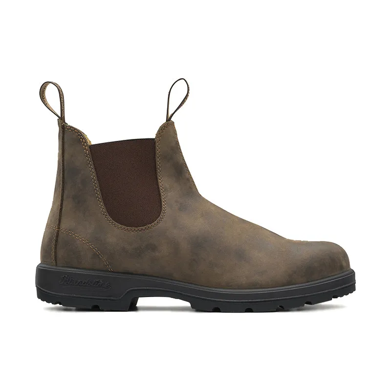 Classic Rustic Brown Men's Chelsea Boots