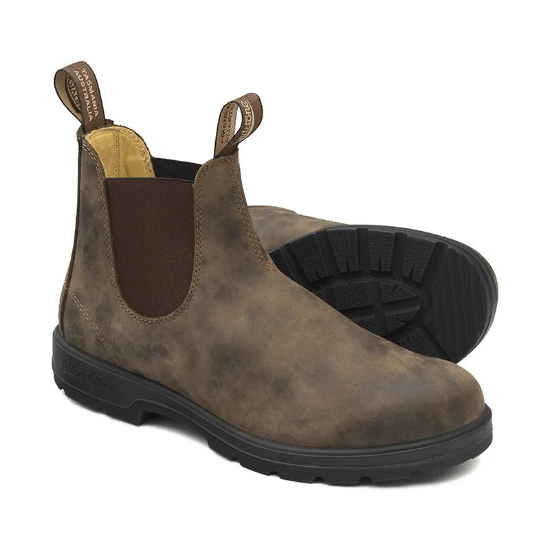 Classic Rustic Brown Men's Chelsea Boots