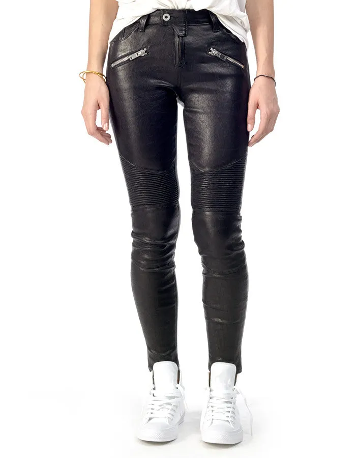 COCO Stretch Leather Skinny Pants