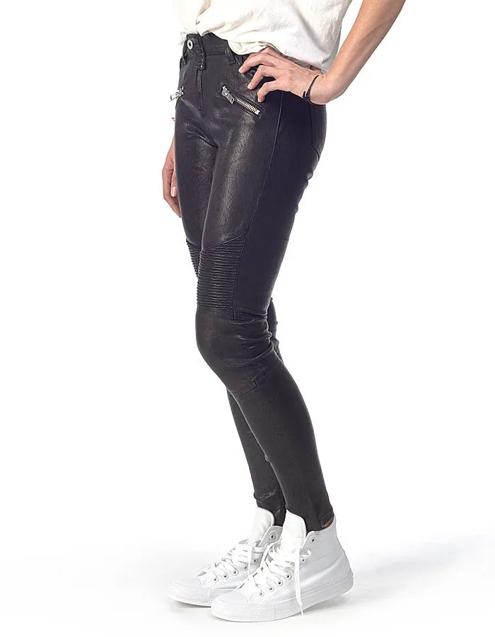 COCO Stretch Leather Skinny Pants