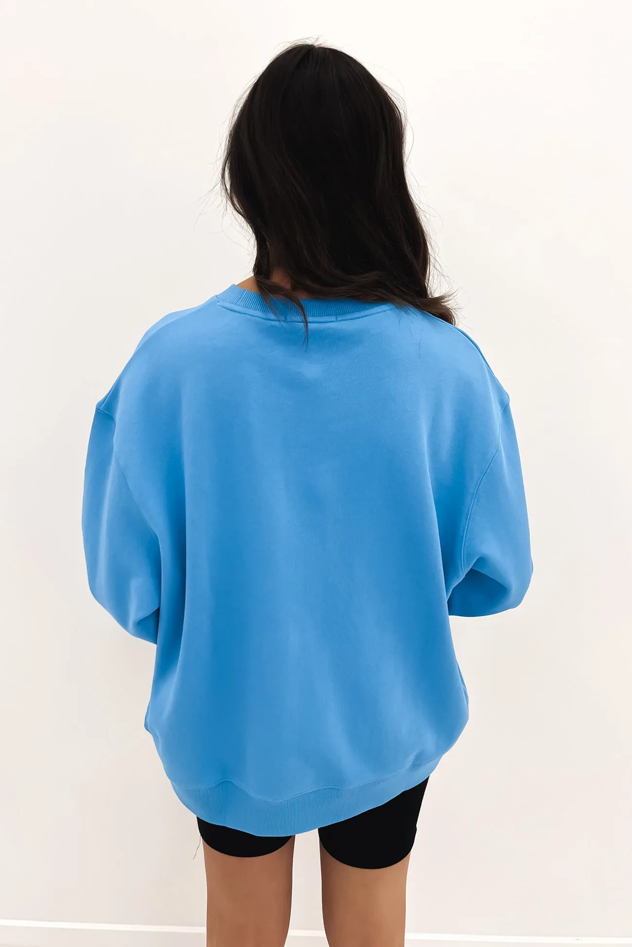 Collegiate Pelly Sweater Azure Blue