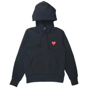 Comme Des Garcons Black Play Hoodie