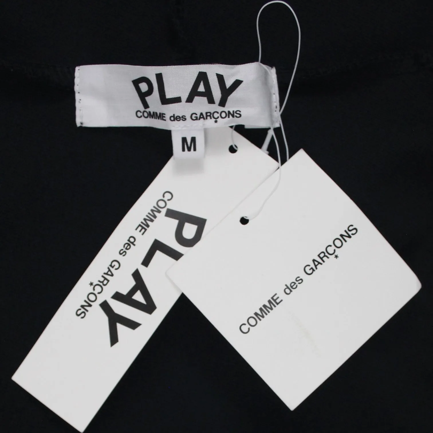 Comme Des Garcons Black Play Hoodie