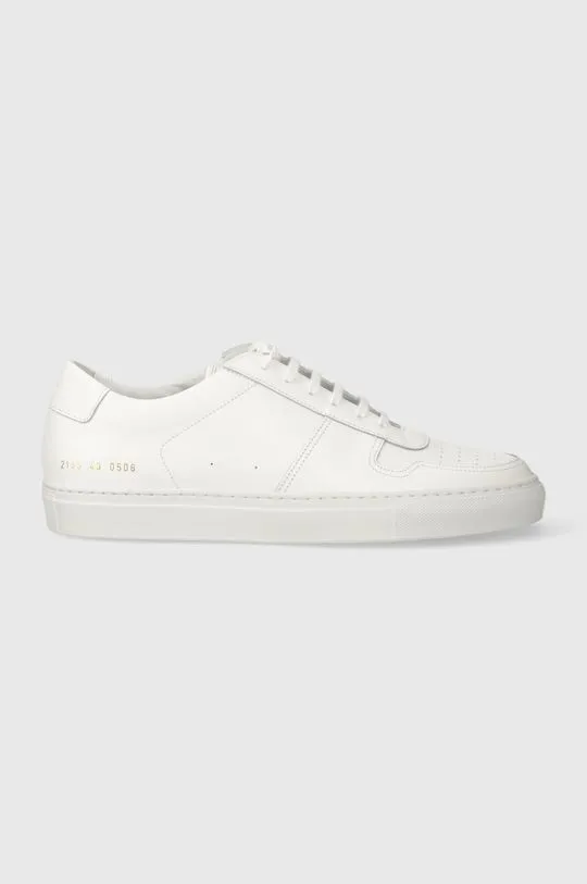 Common Projects leather sneakers Bball Low in Leather white color 2155