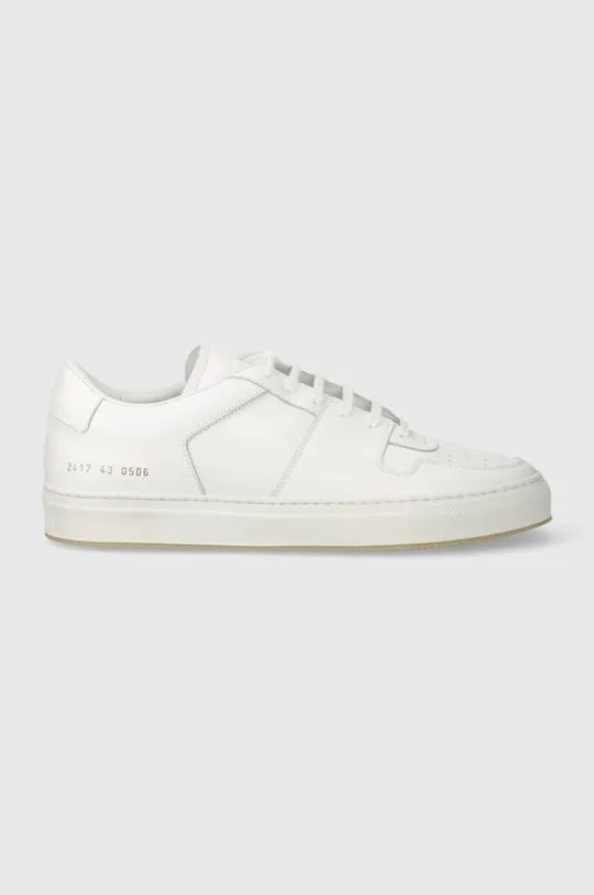 Common Projects leather sneakers Decades white color 2417