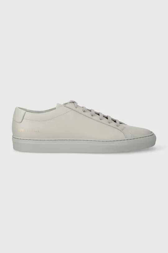 Common Projects leather sneakers Original Achilles Low gray color 1528