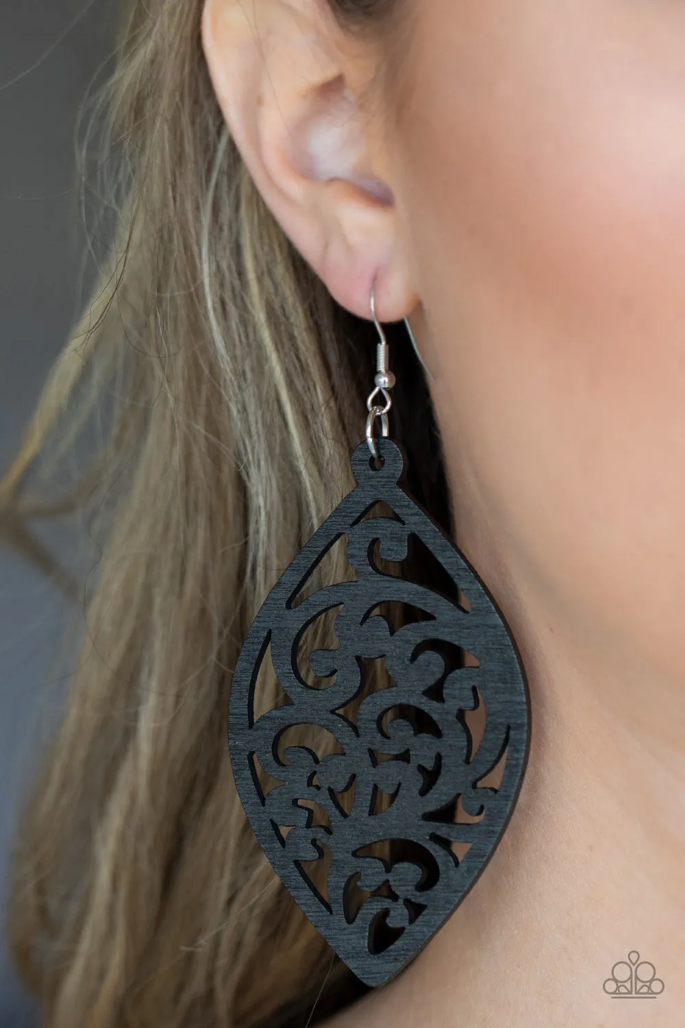 Coral Garden Black Earring - Shop Now!