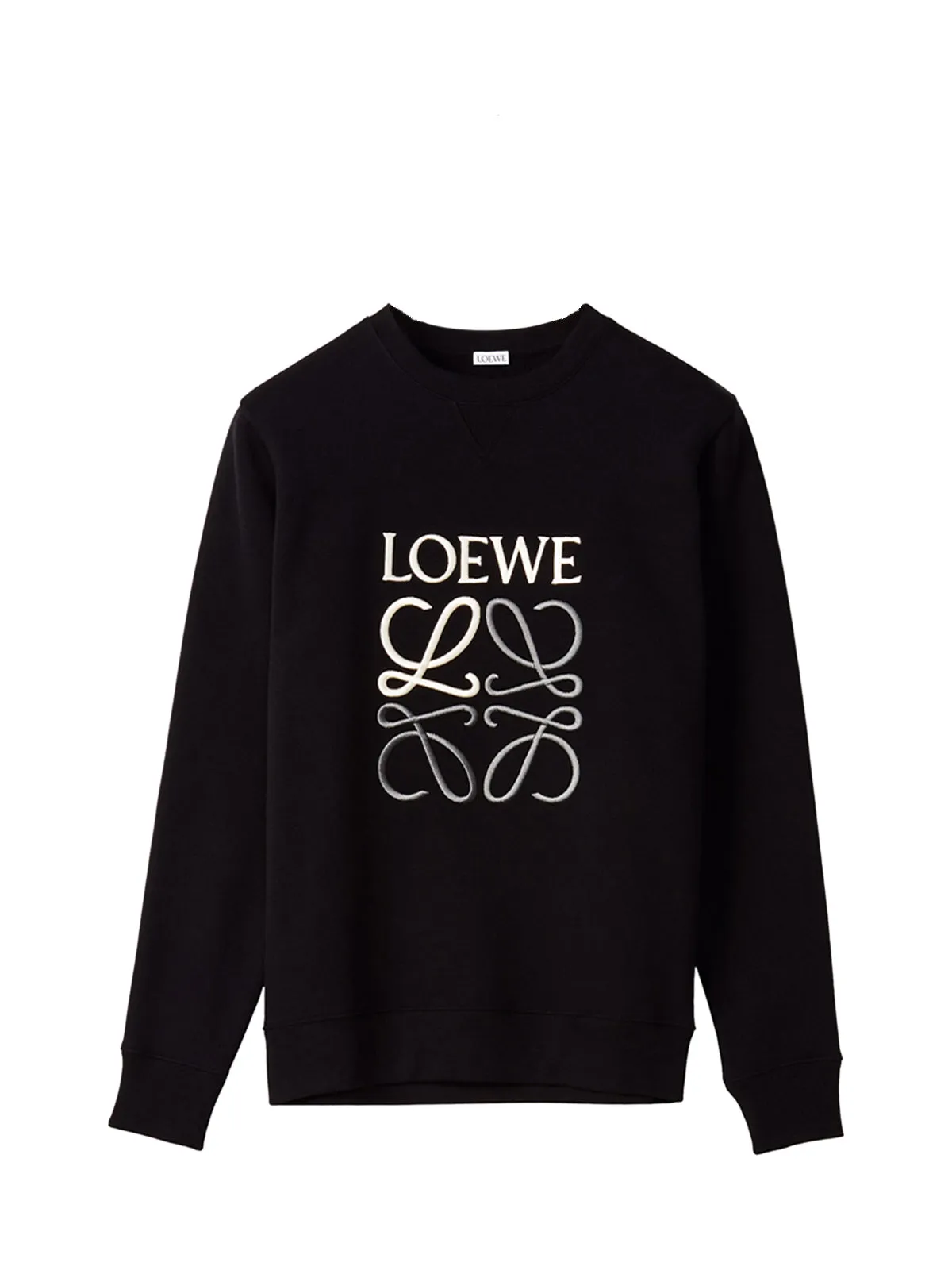 Cotton sweatshirt with anagram design