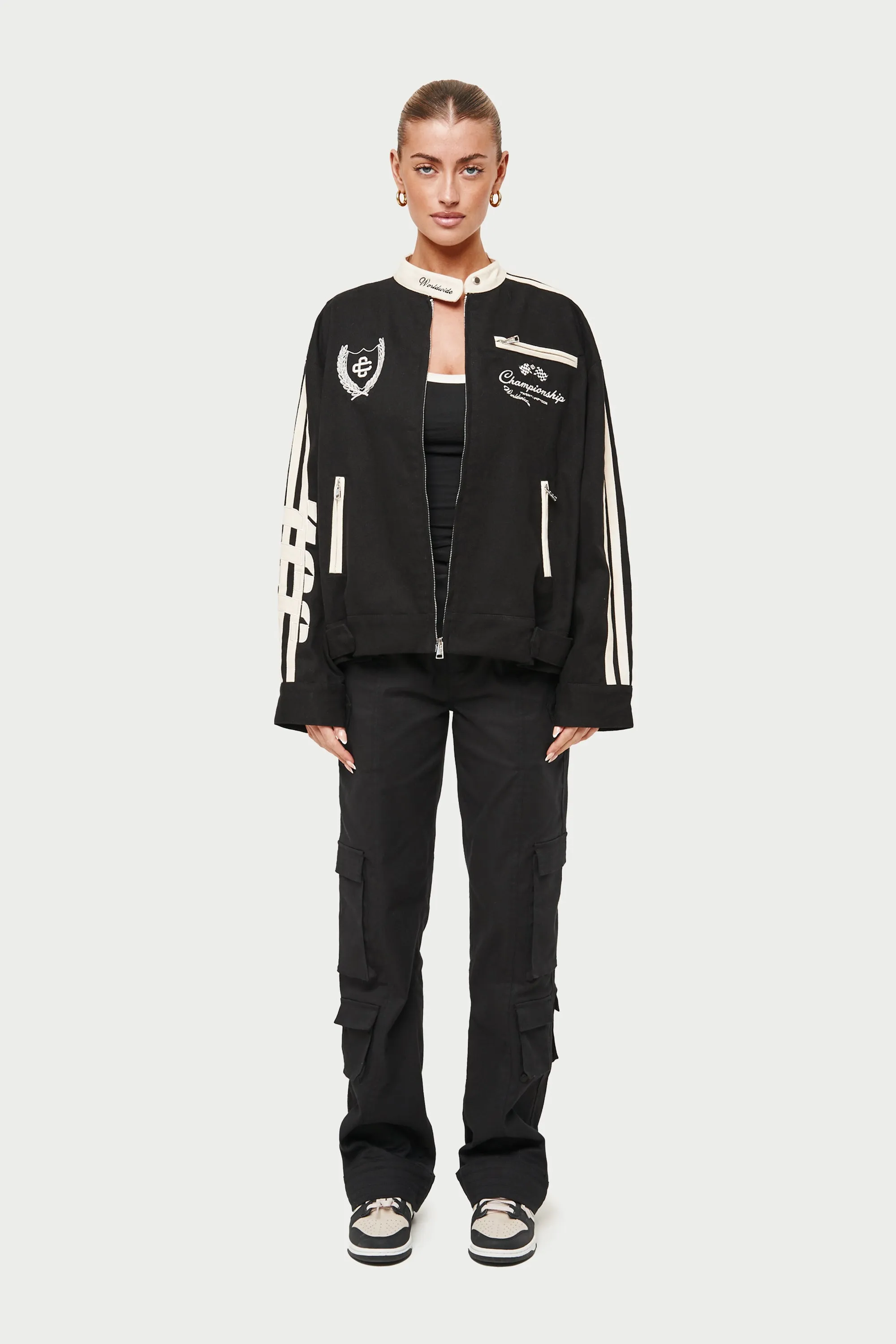 COUTURE PIT JACKET - BLACK