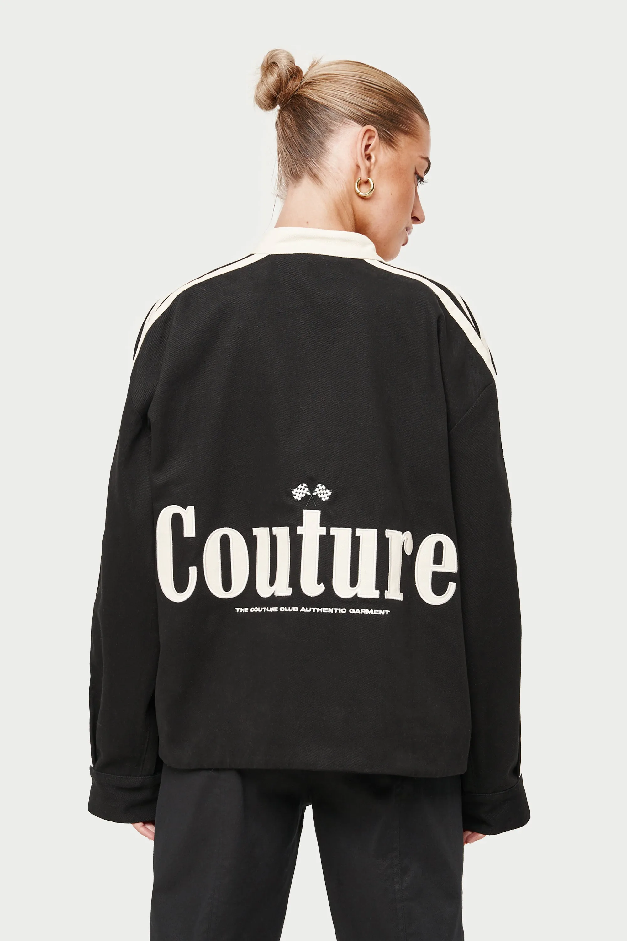 COUTURE PIT JACKET - BLACK