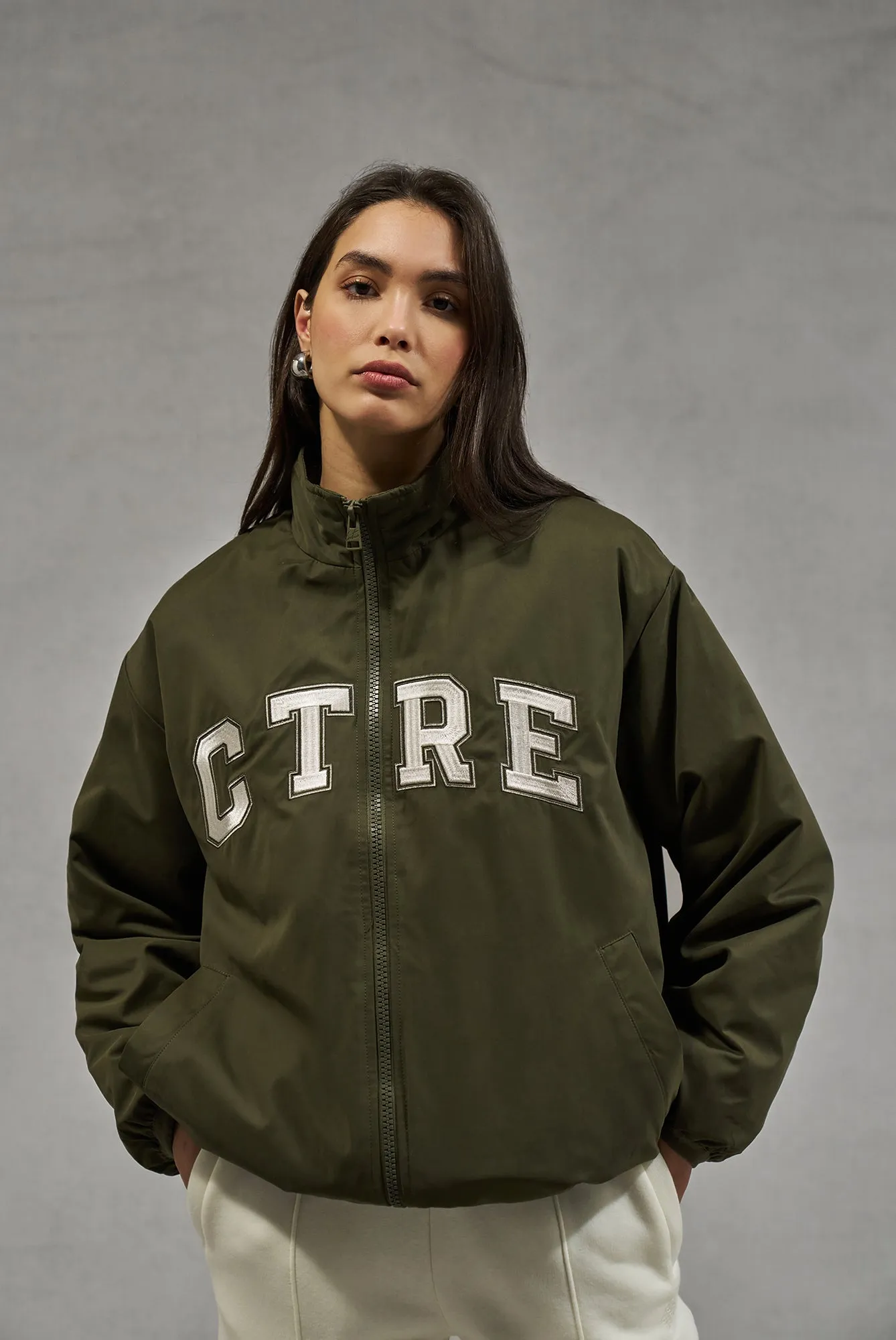 CTRE TRACK JACKET - KHAKI