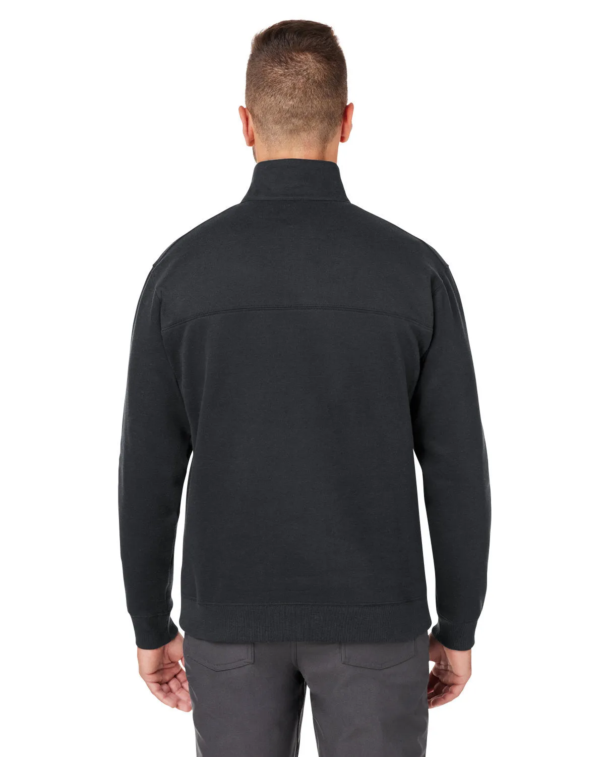 Custom Columbia Mens Hart Mountain Half-Zip Sweater, Black