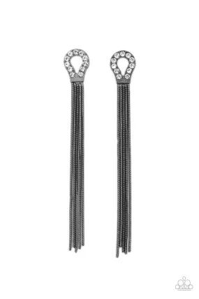 Dallas Debutante - Black Stud Earring