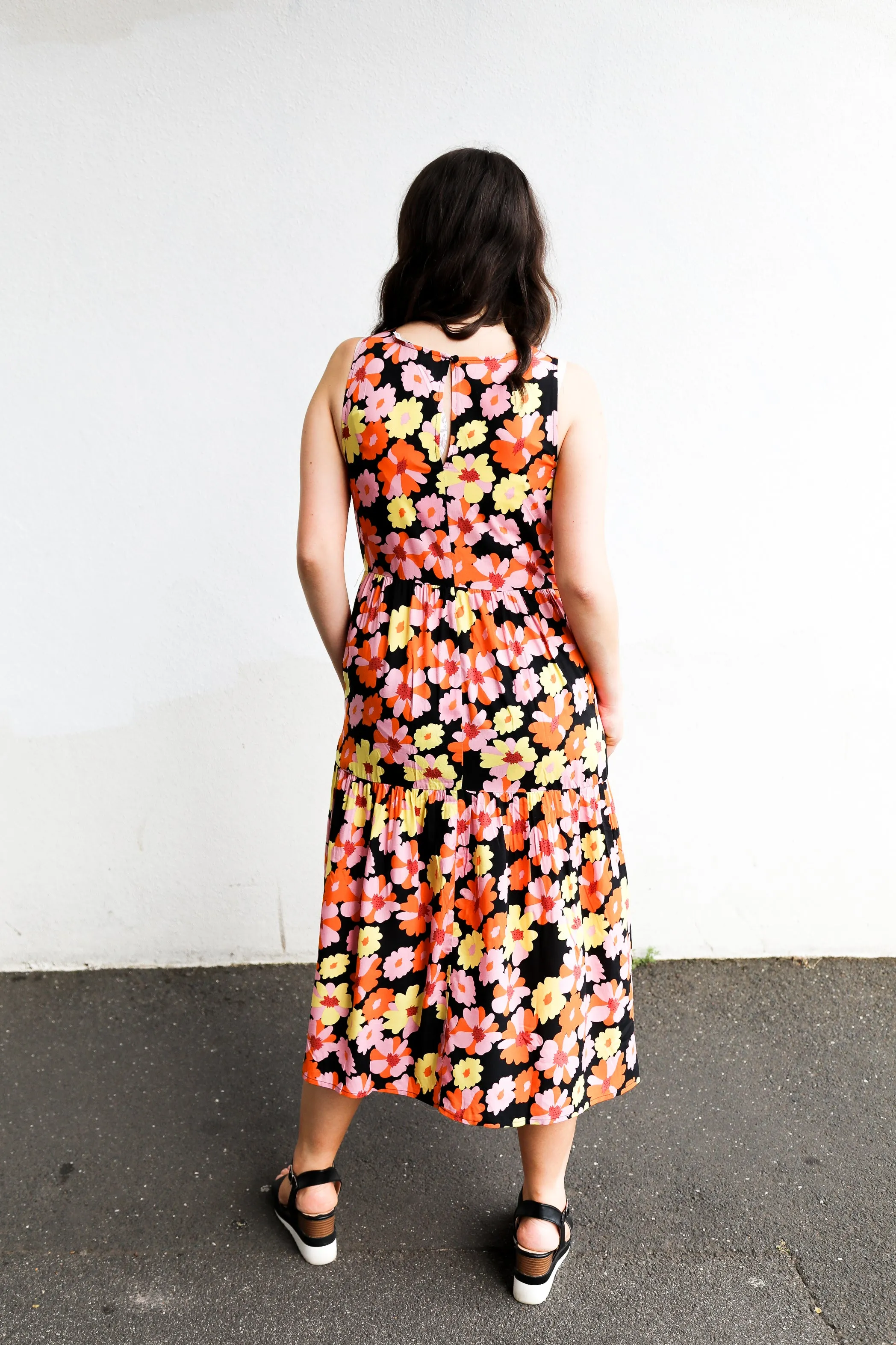 Dorit Dress - Black Floral Multi