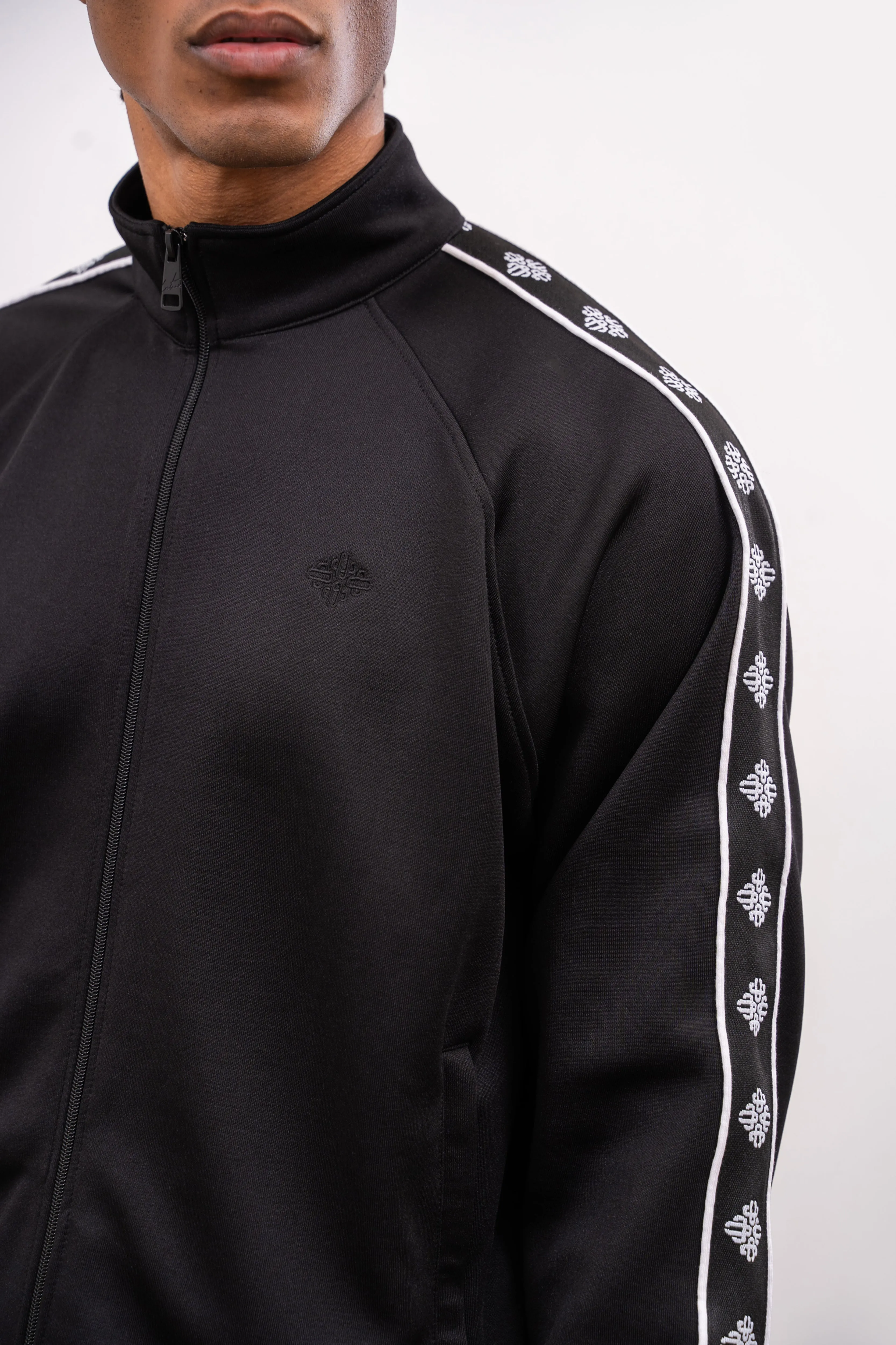 EMBLEM TRACK JACKET - BLACK