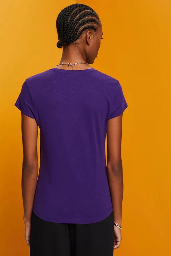 Esprit T-Shirt with Round Neck