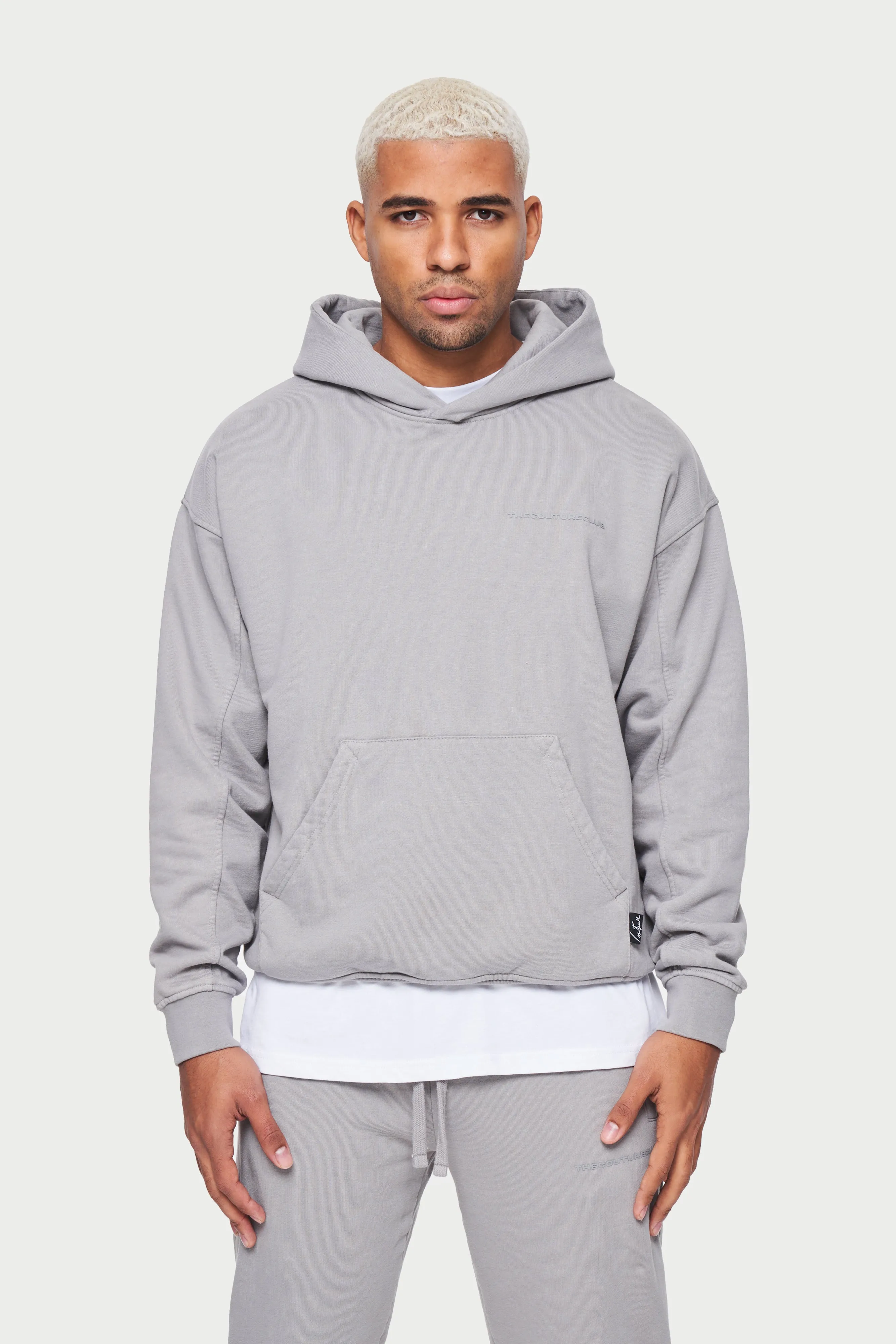 EVERYDAY WASHED RELAXED HOODIE - GREY