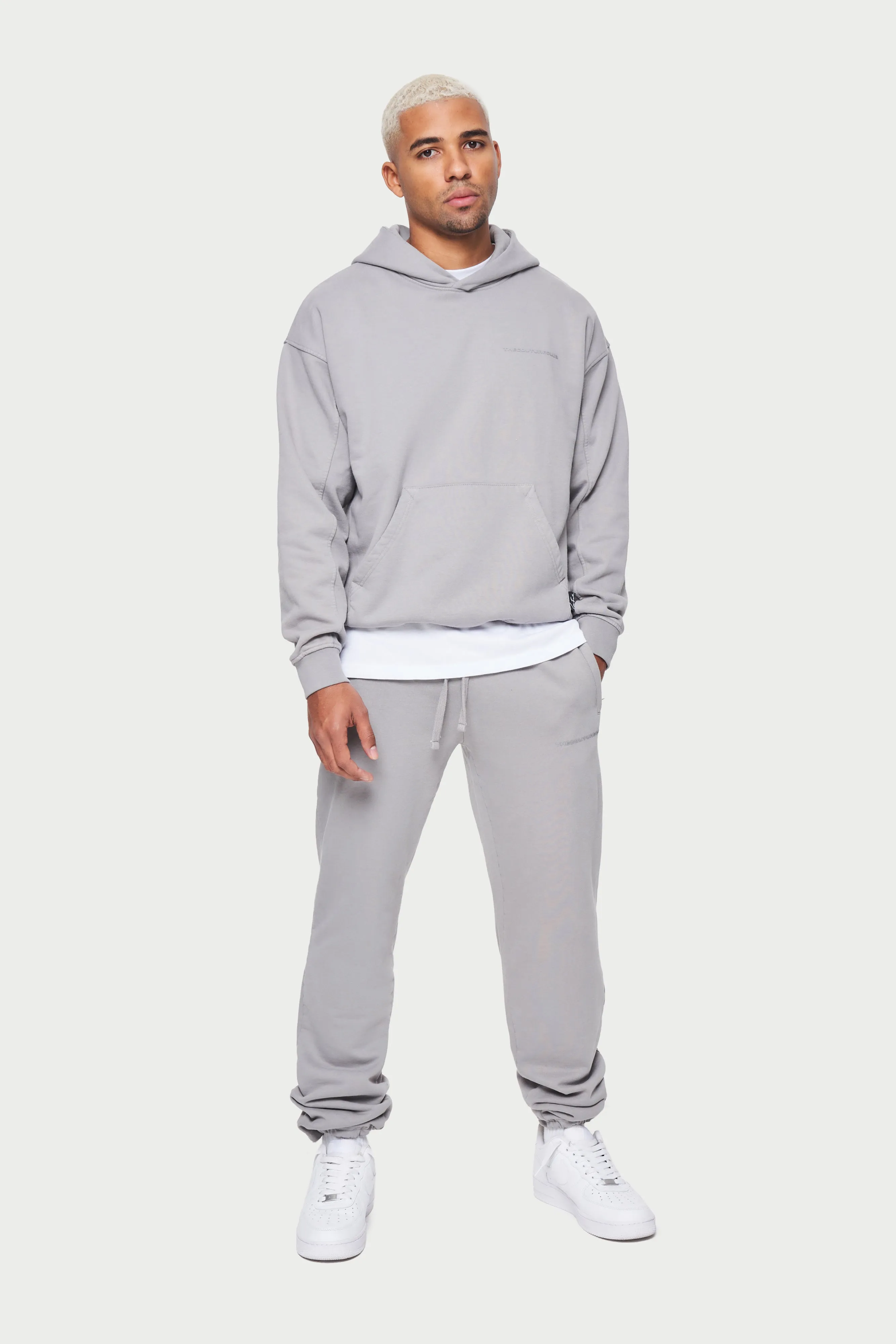 EVERYDAY WASHED RELAXED HOODIE - GREY