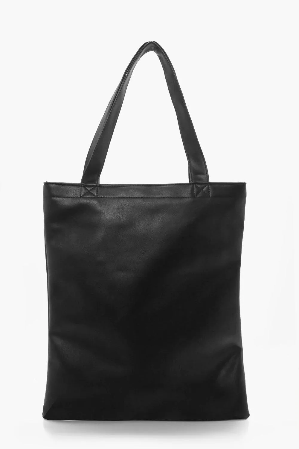 Faux Leather Tote Bag