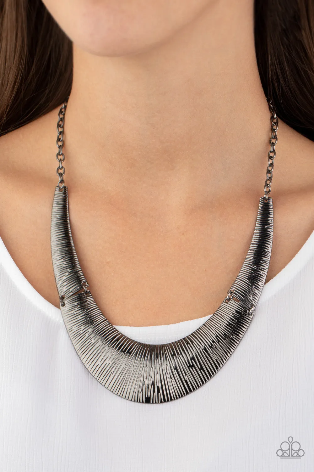 Feast or Famine - Black Necklace -> Stunning Black Necklace - Feast or Famine Collection