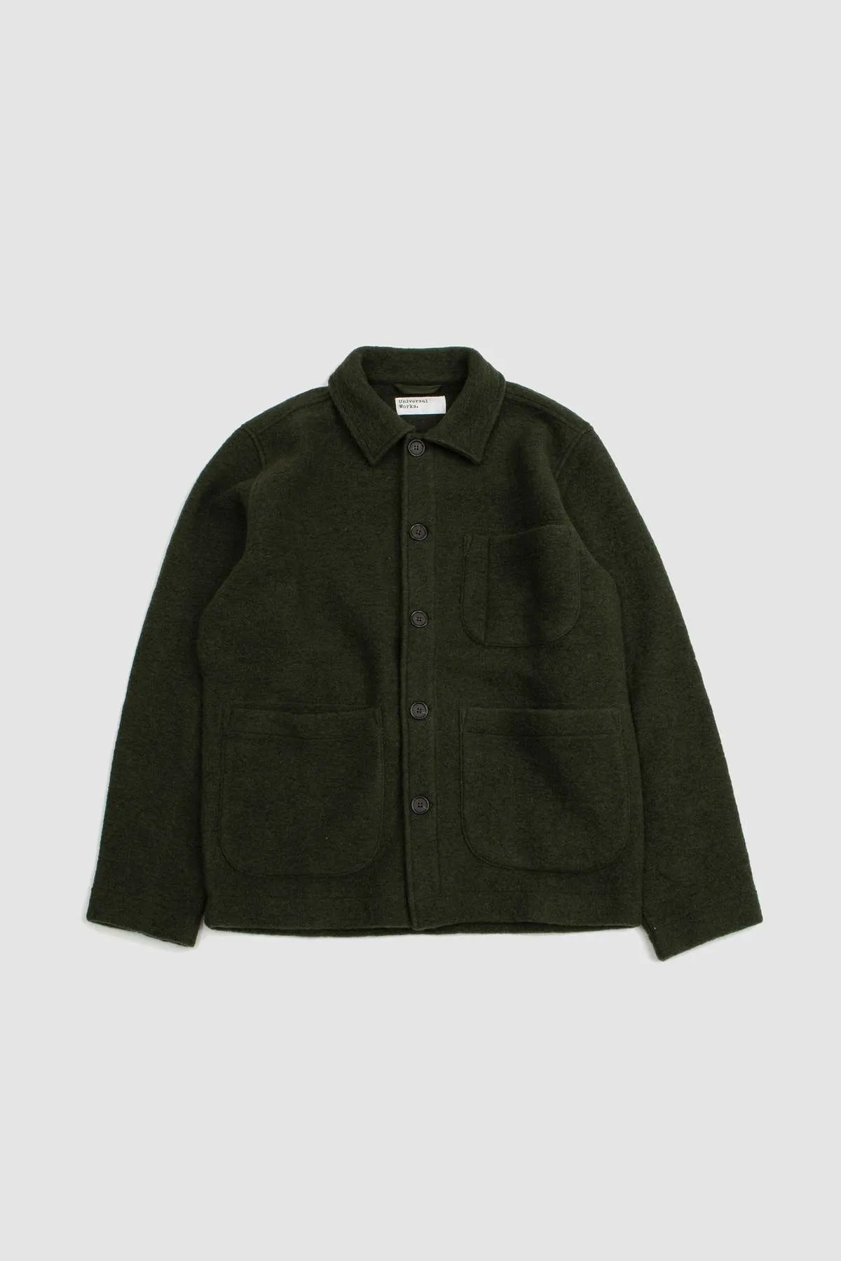 Field Wool Fleece Jacket - Olive