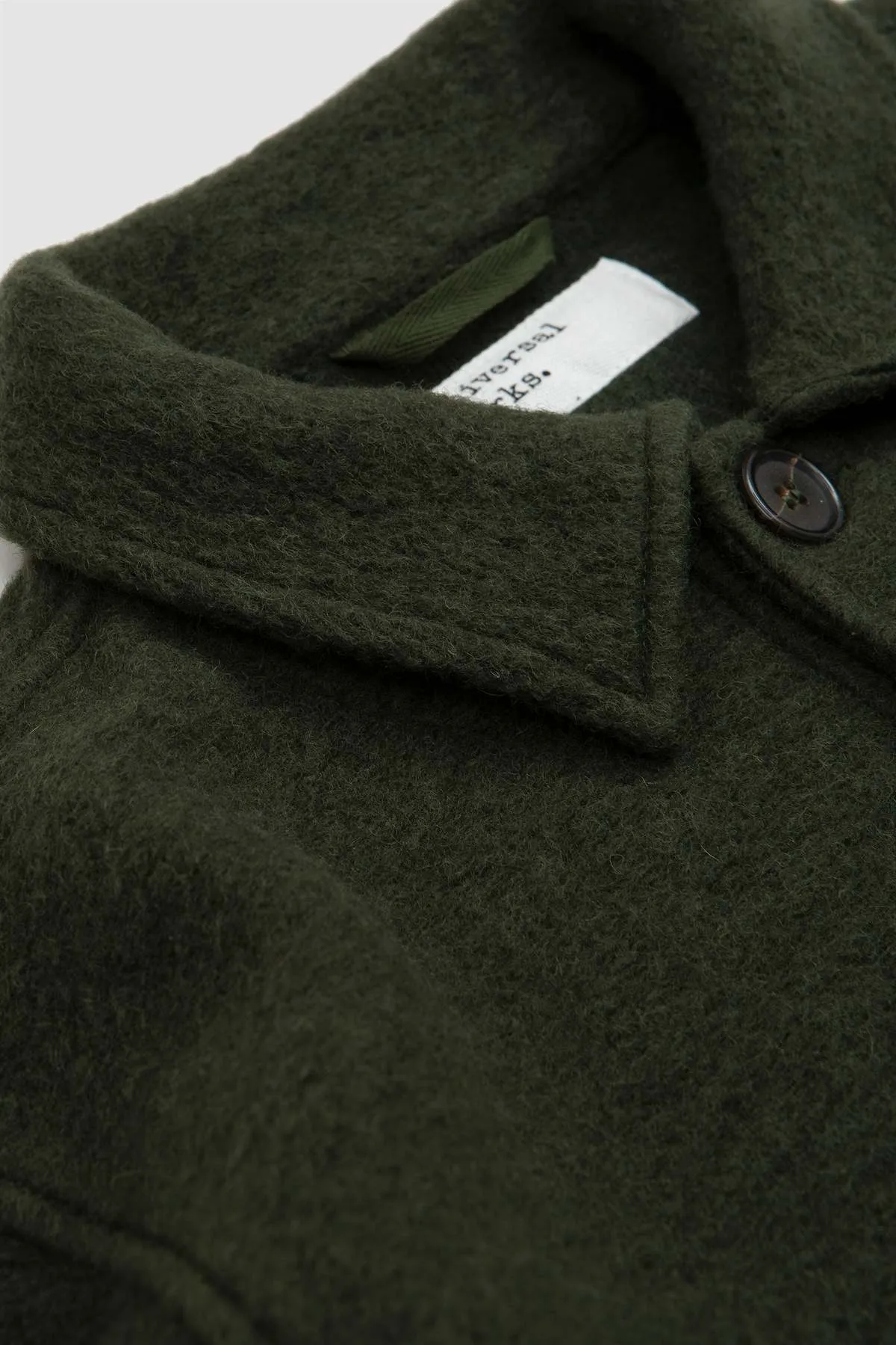 Field Wool Fleece Jacket - Olive