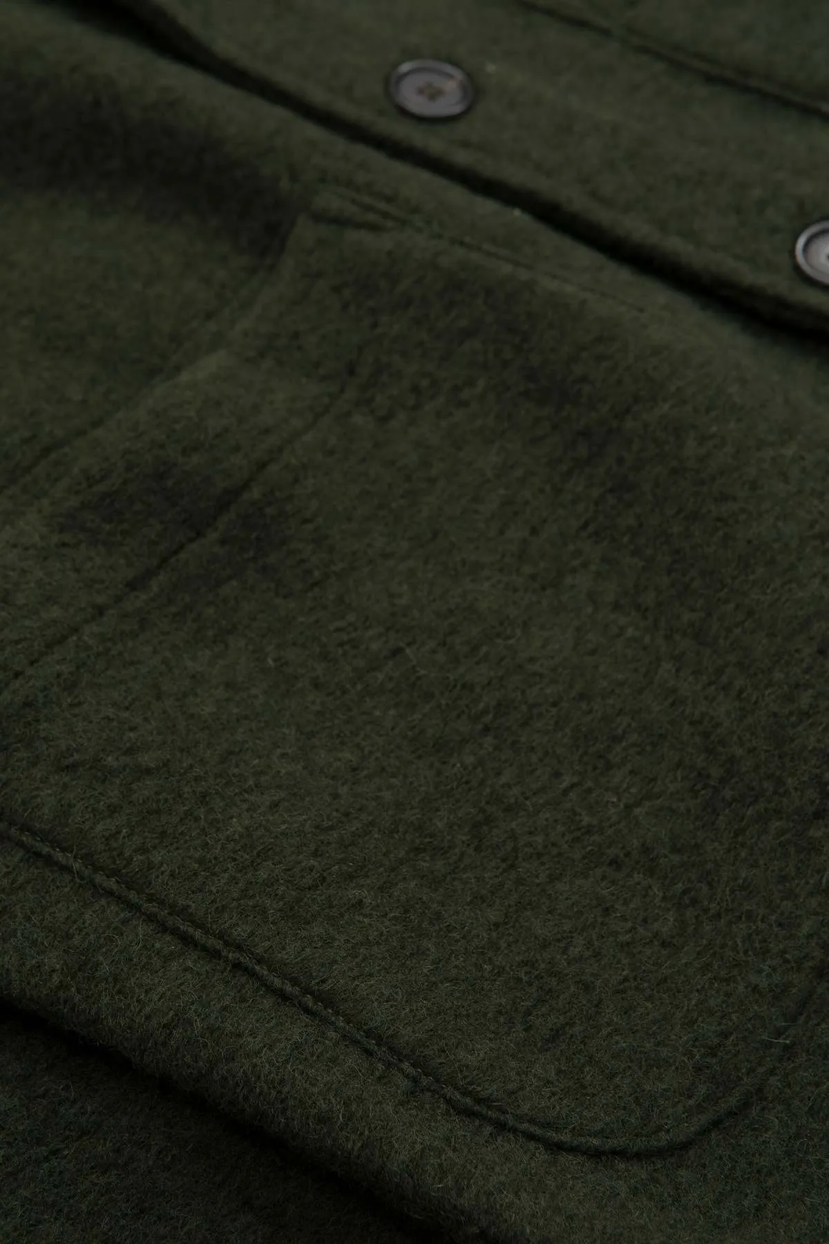 Field Wool Fleece Jacket - Olive